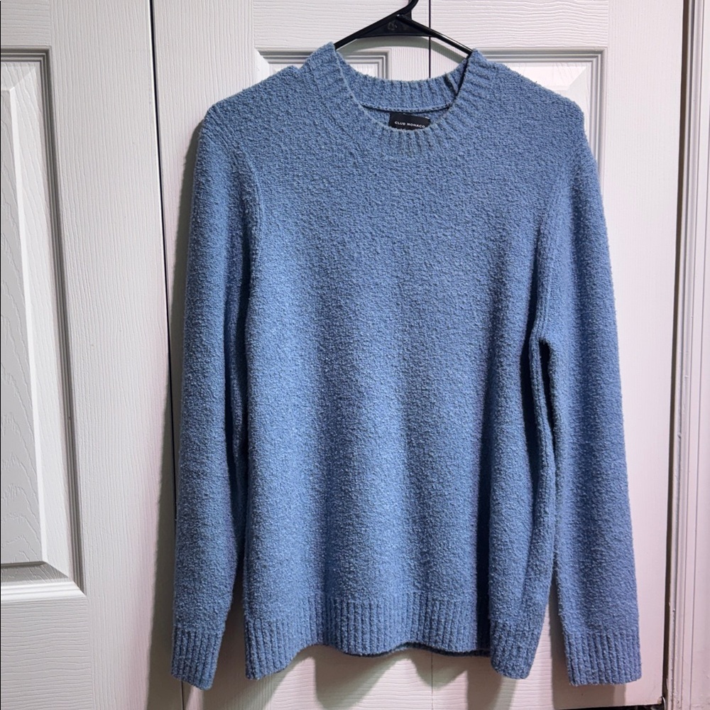 Club Monaco Soft Blue Knit Sweater
